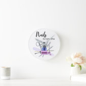 Waterverf Nail Salon Manicure Nail Pools Ronde Klok (Huis)