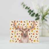 Waterverf najaar briefkaart (Staand voorkant)