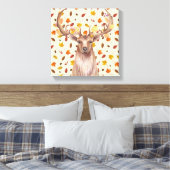 Waterverf najaar canvas afdruk (Insitu (Slaapkamer))