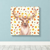 Waterverf najaar canvas afdruk (Insitu (Houten vloer))