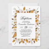 Waterverf najaar geel en wit Lijst Kaart (Voorkant)