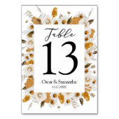 Waterverf najaar geel en wit Lijst Kaart (Voorkant)