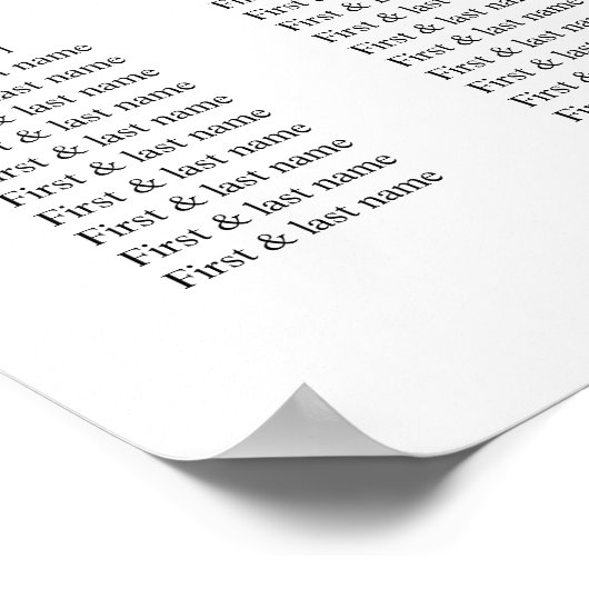 Waterverf najaar geel en wit Lijst Poster (Hoek)