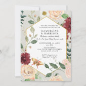 Waterverf najaar Herfst Floral art Kaart (Voorkant)