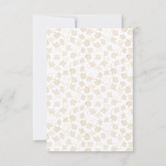 waterverf najaar herfst gebladerd kaart (Achterkant)