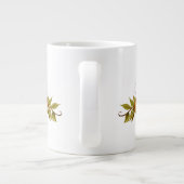 Waterverf najaar Herfst Harvest Pumpkins Grote Koffiekop (Achterkant)