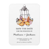 Waterverf najaar herfst huwelijk sparen de Datum Magneet (Verticaal)