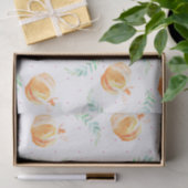 Waterverf najaar Herfst pomkins & Laurels Tissuepapier (Geschenk)