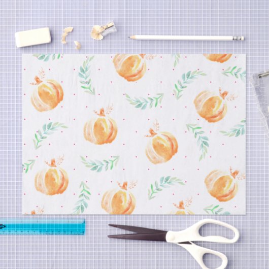 Waterverf najaar Herfst pomkins & Laurels Tissuepapier (Craft)