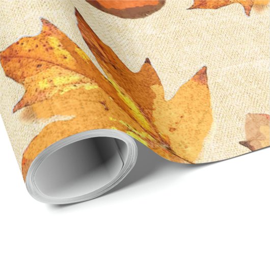 Waterverf najaar Magische  scènes Cadeaupapier (Rol Hoek)