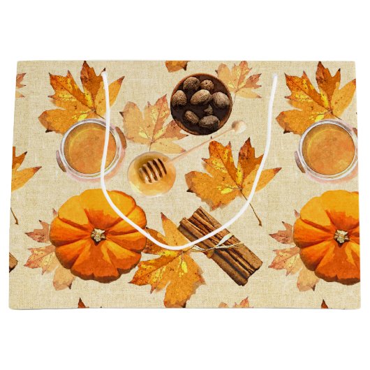 Waterverf najaar Magische  scènes Groot Cadeauzakje (Voorkant)