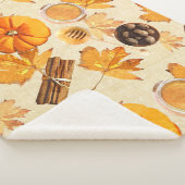 Waterverf najaar Magische  scènes Sherpa Deken (3/4)