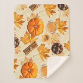 Waterverf najaar Magische  scènes Sherpa Deken (Voorkant)