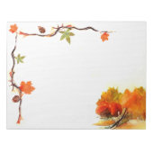 Waterverf najaar notitieblok (Voorkant)