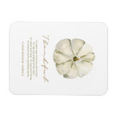 Waterverf najaar pomkin Thankful Thanksgiving Magneet (Horizontaal)