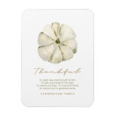 Waterverf najaar pomkin Thankful Thanksgiving Magneet (Verticaal)