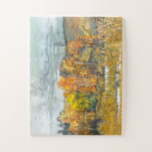 Waterverf najaar schilderen legpuzzel (Verticaal)