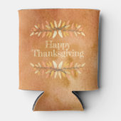 Waterverf najaar Thanksgiving laat aangepaste vers Blikjeskoeler (Voorkant)