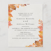 Waterverf najaar Uitnodigingsbrochure over lefbrui Flyer (Voorkant)