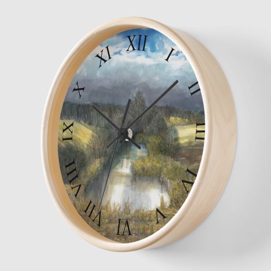 waterverf najaar vijver (Hoek)