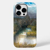 waterverf najaar vijver Case-Mate iPhone case (Achterkant)