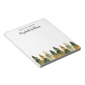 Waterverf Najaardenbomen Aangepast Notitieblok (Schuin)