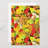 Waterverf najaarpatroon (Voorkant / Achterkant)