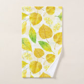 Waterverf najaarpatroon bad handdoek (Handdoek)