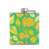 Waterverf najaarpatroon heupfles (Achterkant)