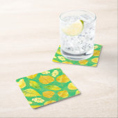 Waterverf najaarpatroon kartonnen onderzetters (Insitu)