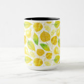 Waterverf najaarpatroon mok (Midden)