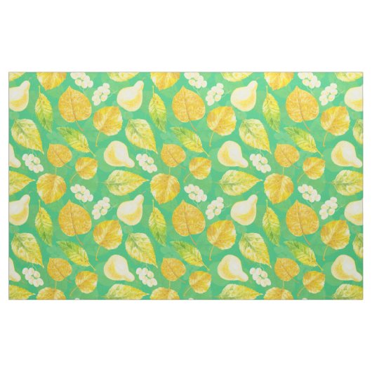 Waterverf najaarpatroon stof (Fat Quarter)