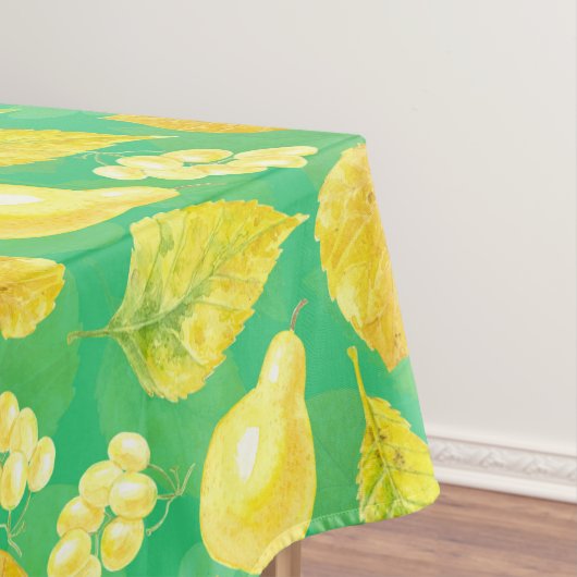 Waterverf najaarpatroon tafelkleed (Voorbeeld)