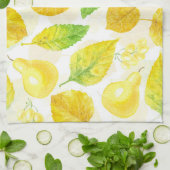 Waterverf najaarpatroon theedoek (Gevouwen)