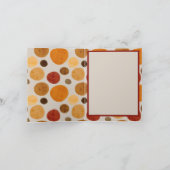 Waterverf Najaarscircles Herfst dagelijks begroeti Kaart (Binnen)