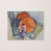 Waterverf najaarsfruit legpuzzel (Horizontaal)