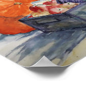 Waterverf najaarsfruit poster (Hoek)