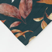  Waterverf najaarspatroon Herfst Fleece Deken (Hoek)