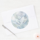 Waterverf Namaste Lotus Leaf Sticker (Envelop)