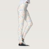 Waterverf Narwhal & Seal Patroon Leggings (Rechts)