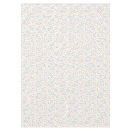 Waterverf Narwhal & Seal Patroon Tafelkleed (Voorkant)