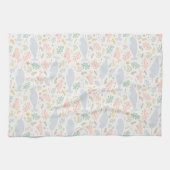 Waterverf Narwhal & Seal Patroon Theedoek (Horizontaal)