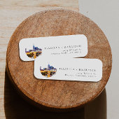 Waterverf Nashville Skyline Return-adres Etiket