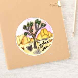 Waterverf Nationaal park Joshua Tree Sticker
