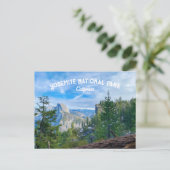 Waterverf nationaal park Yosemite Briefkaart (Staand voorkant)
