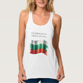 Waterverf nationale trots eenheid tanktop (Voorkant)