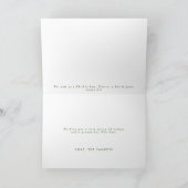 Waterverf Nativiteit Adore Him Scripting Religieuz Feestdagen Kaart (Binnen)