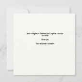 Waterverf Nativiteit Religieus Wenskaart (Achterkant)