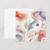 Waterverf Natuur 12 Feestdagenkaart (Voorkant / Achterkant)