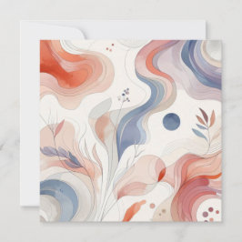 Waterverf Natuur 12 Feestdagenkaart